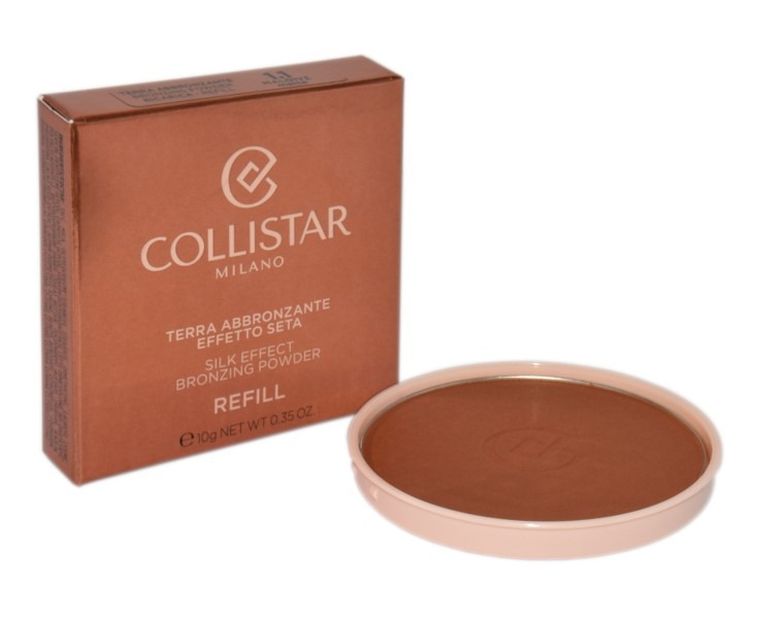 Collistar, Silk Effect Bronzing Powder, puder brązujący do twarzy, wkład, 1.1 Maldive Matte Refill, 10g