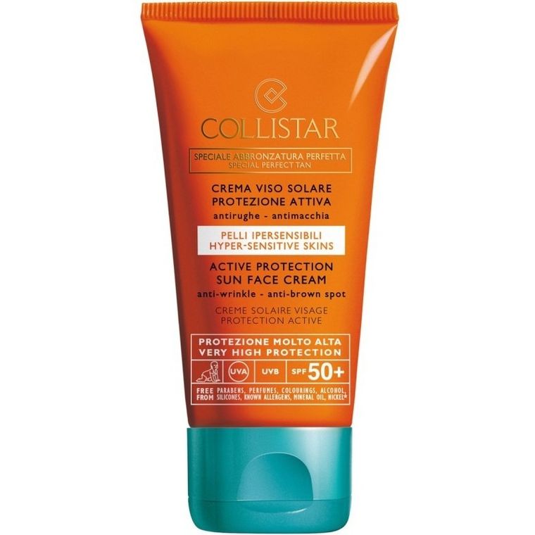 Collistar, Speciale Abbronzatura Perfetta, krem do opalania przeciw starzeniu, 50 ml