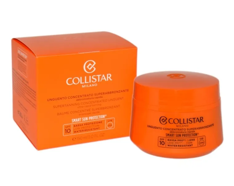 Collistar, Super-Tanning Concentrated Unguent SPF 10, skoncentrowany krem do opalania ciała, 200 ml