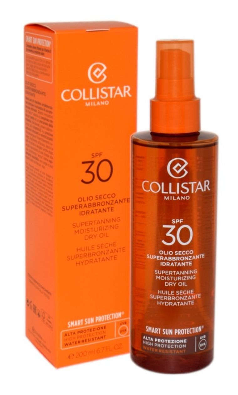 Collistar, Supertanning Dry Oil SPF30, olejek do opalania SPF30, 200 ml