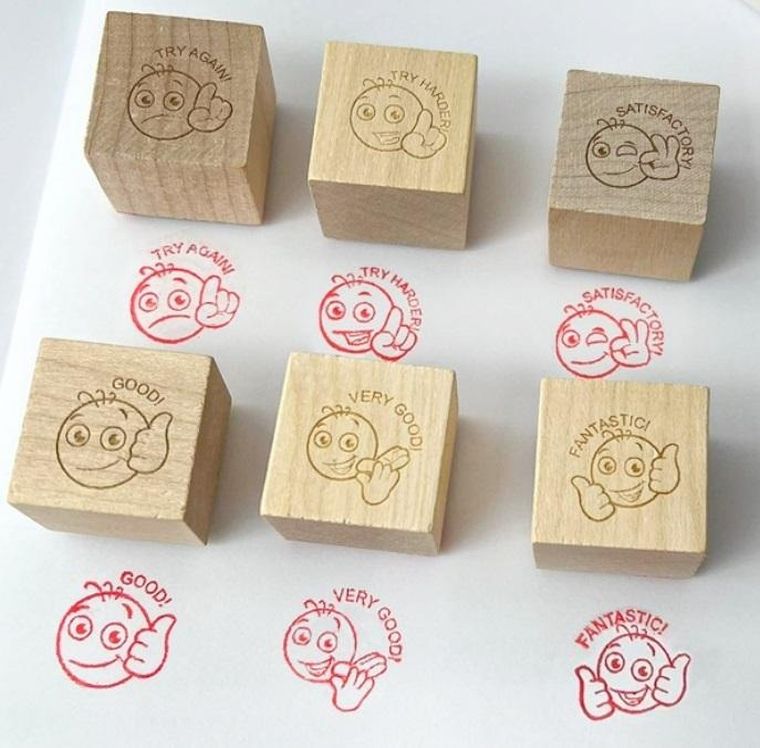 Colorado, pieczątki motywacyjne, sześcienne, angielskie