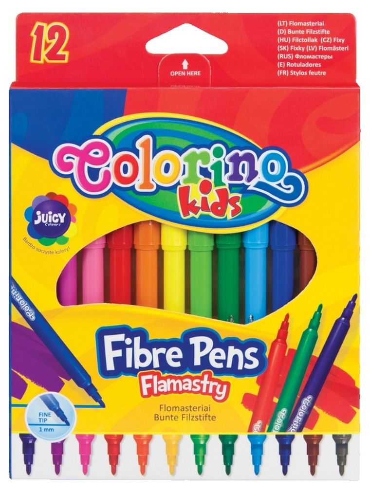 Colorino, flamastry, 12 kolorów