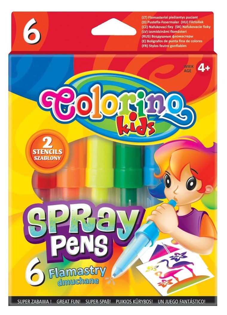 Colorino, Flamastry dmuchane, 6 kolorów