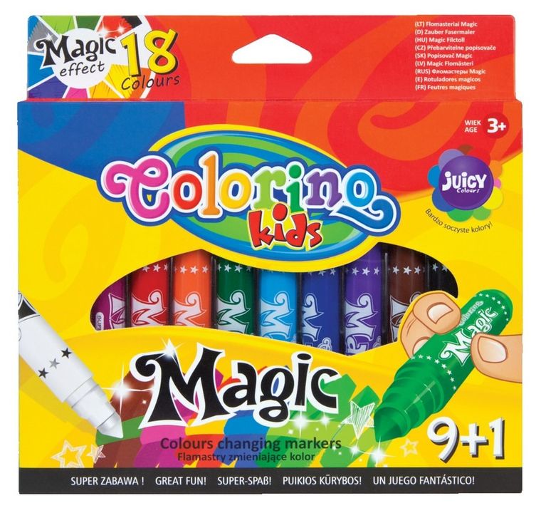 Colorino, flamastry magiczne, 10 szt.