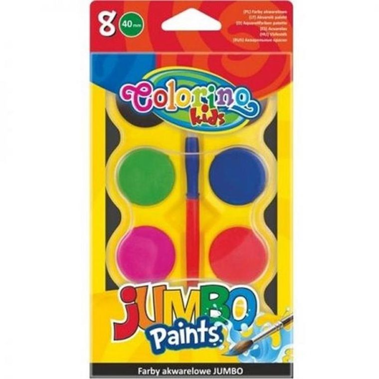 Colorino, Jumbo, farby akwarele, 8 kolorów