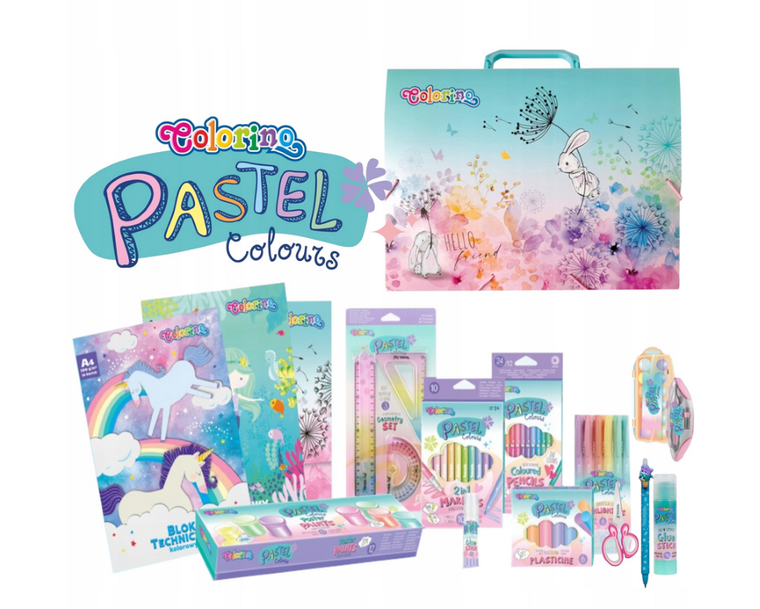 Colorino, Pastel, wyprawka szkolna