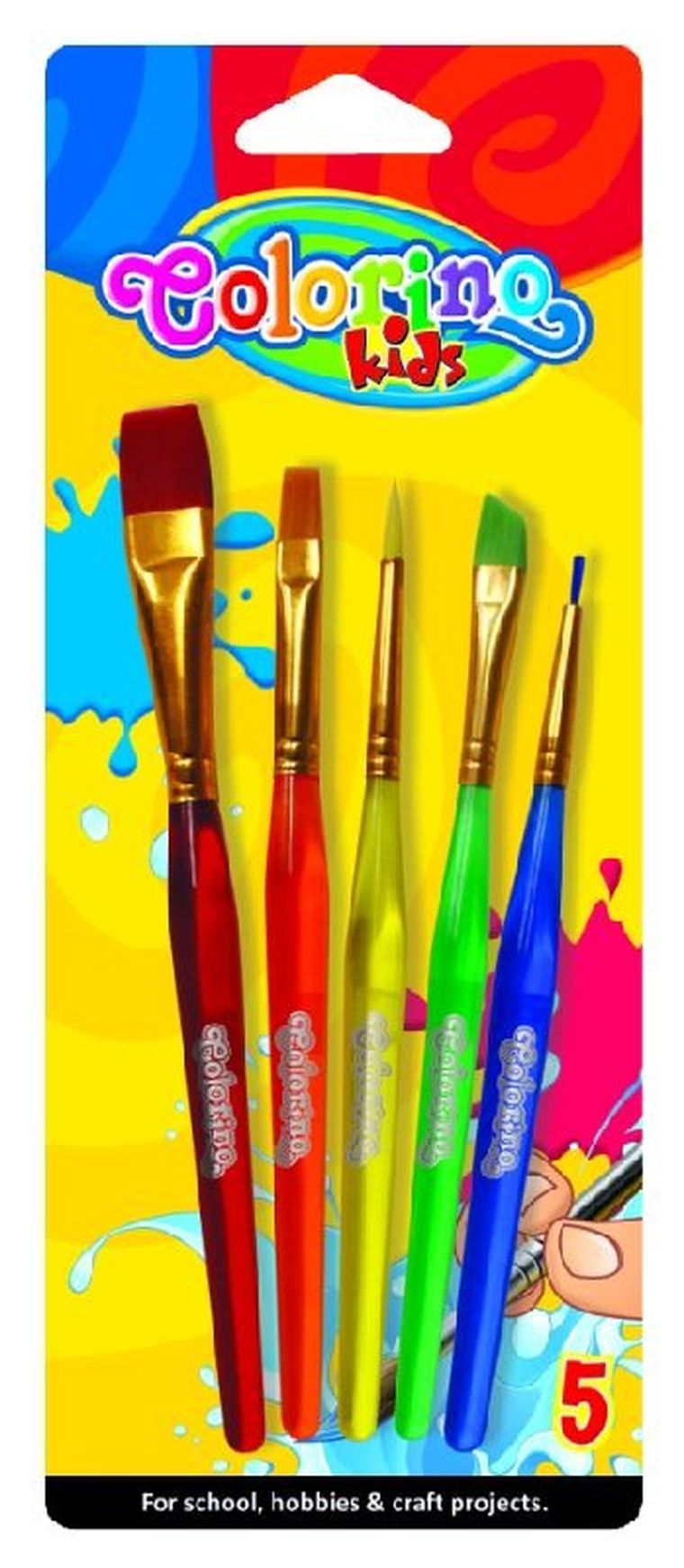 Colorino, pędzelki akrylowe, 5 szt.