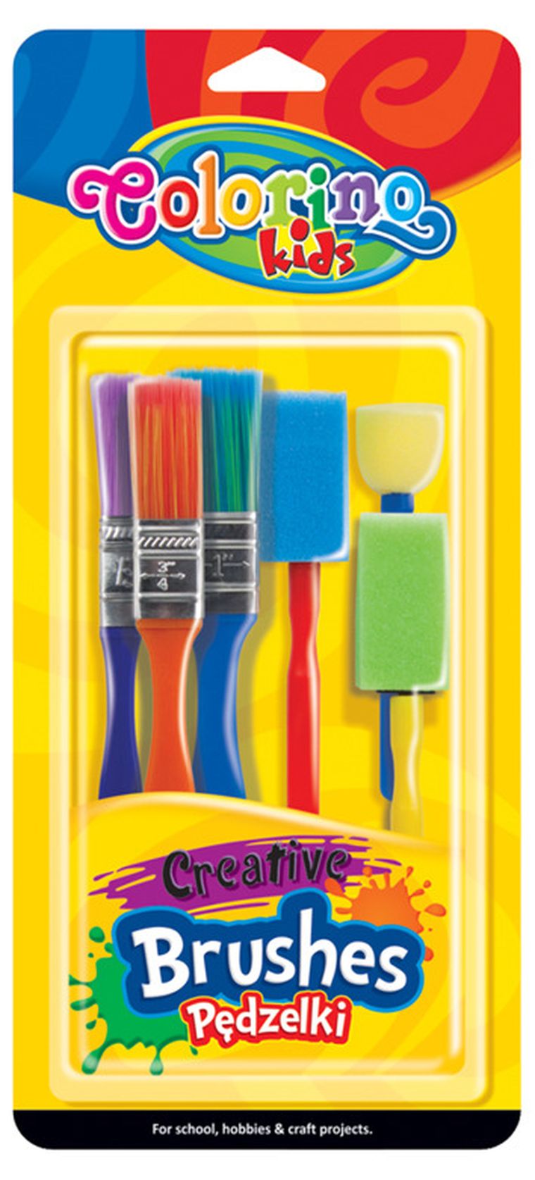 Colorino, Pędzelki kreatywne, 6 szt.