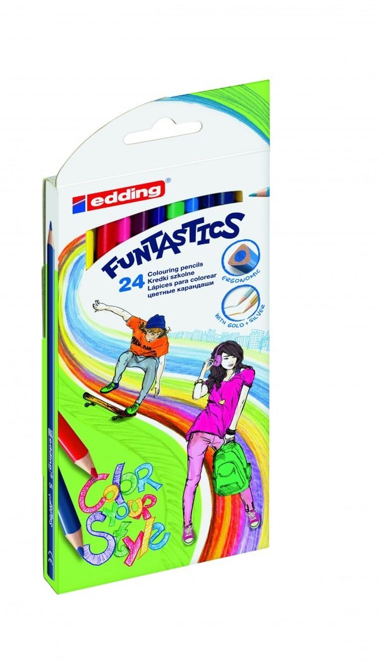 Colour Your Style, kredki, 24 kolory