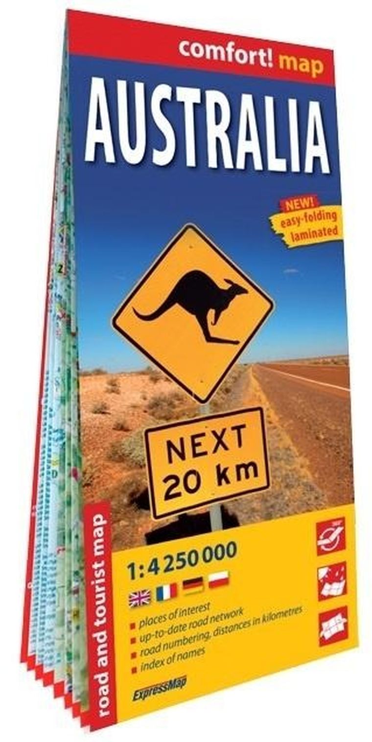 Comfort! map Australia 1:4 250 000. 2025