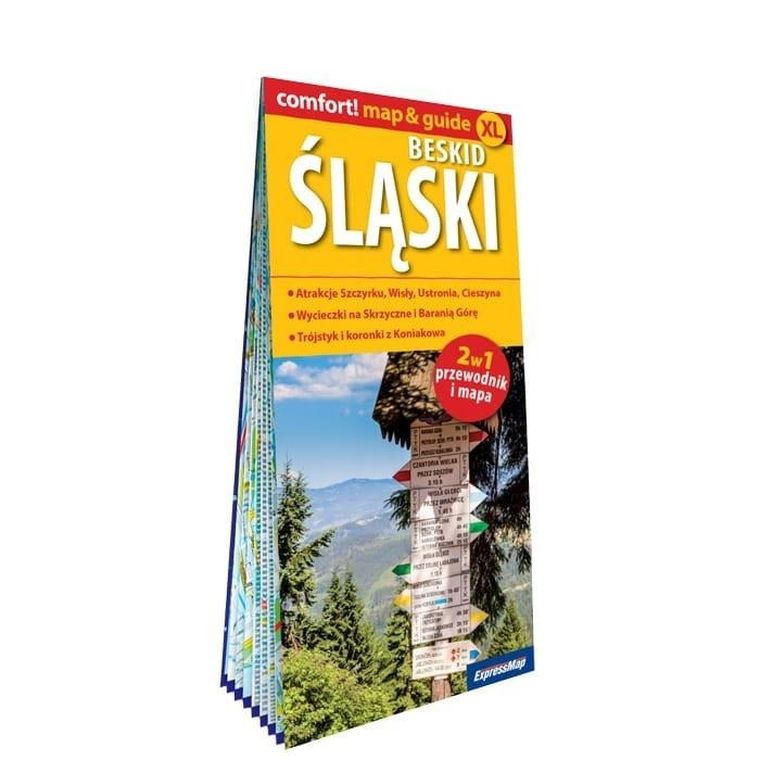 Comfort! map. Beskid Śląski 2w1: przewodnik i mapa