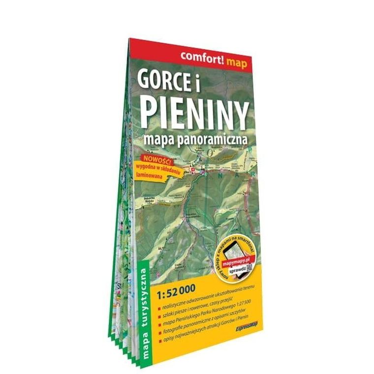 Comfort! map Gorce i Pieniny 1:52000 lam