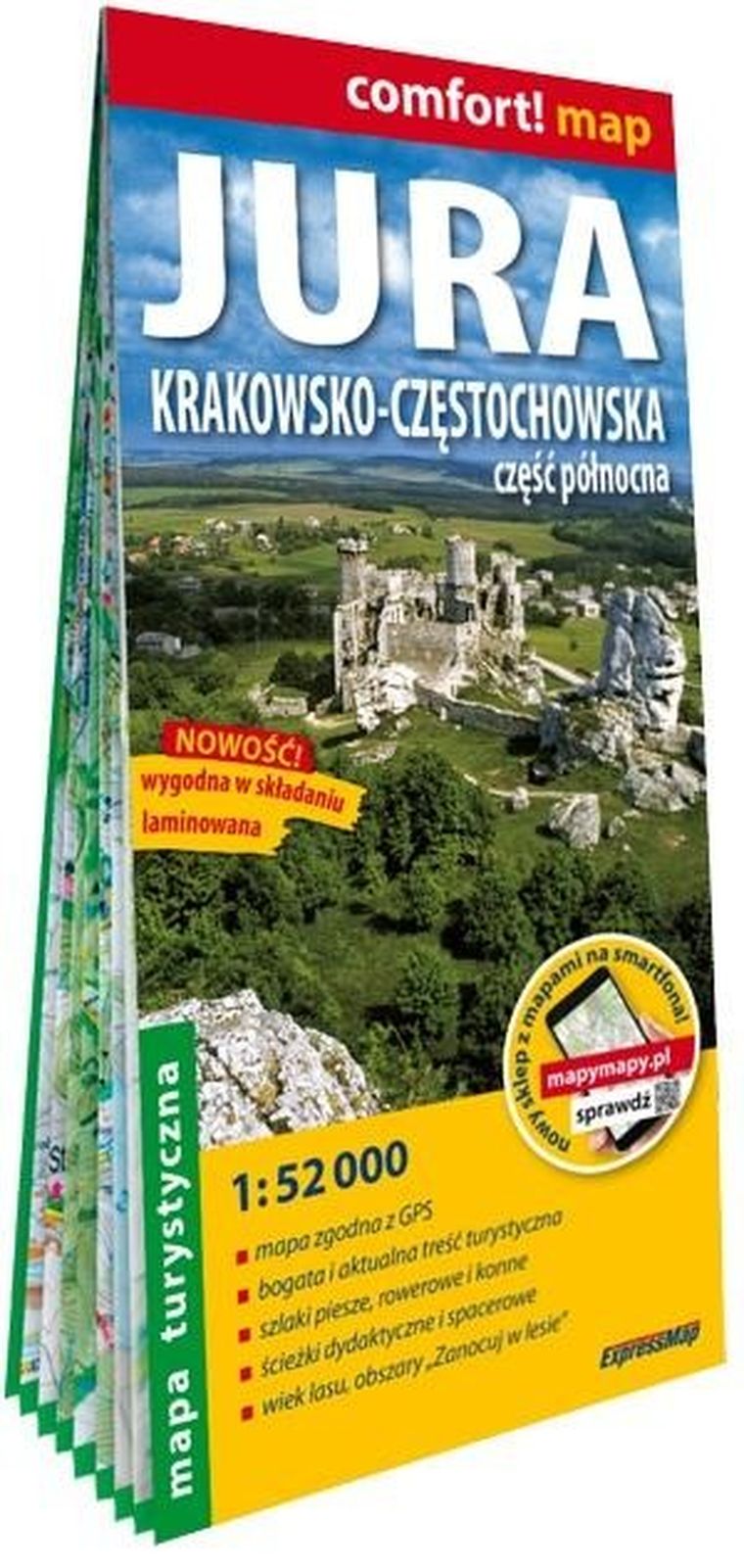 Comfort! map. Jura Krakowsko Częstochowska