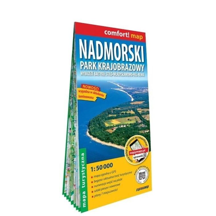 Comfort! map. Nadmorski Park Krajobrazowy 2023