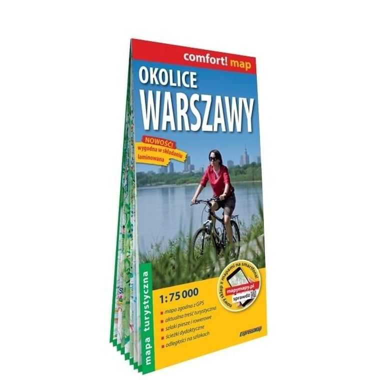 Comfort! map. Okolice Warszawy 1:75 000