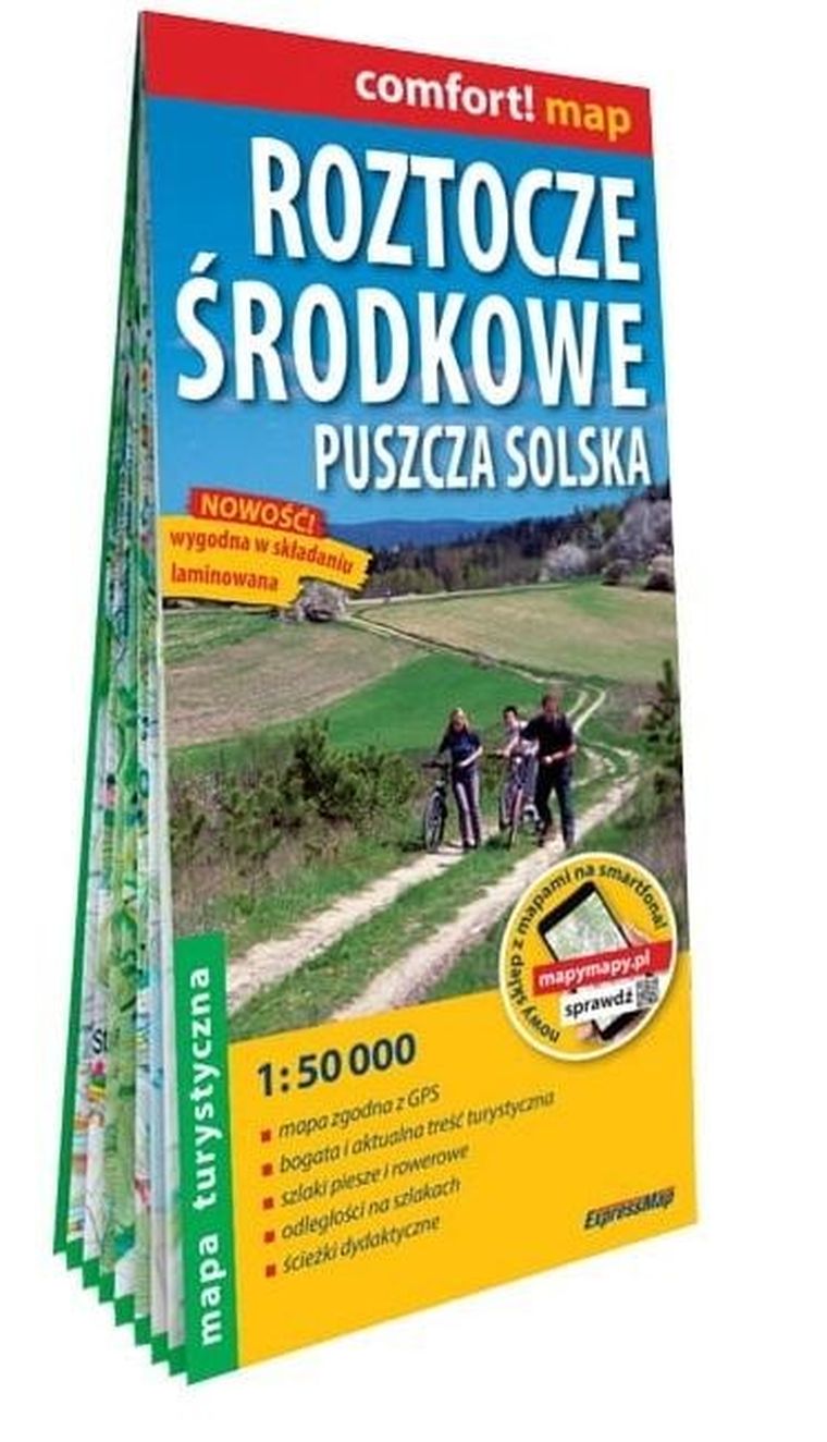 Comfort! map. Roztocze Środkowe, Puszcza Solska