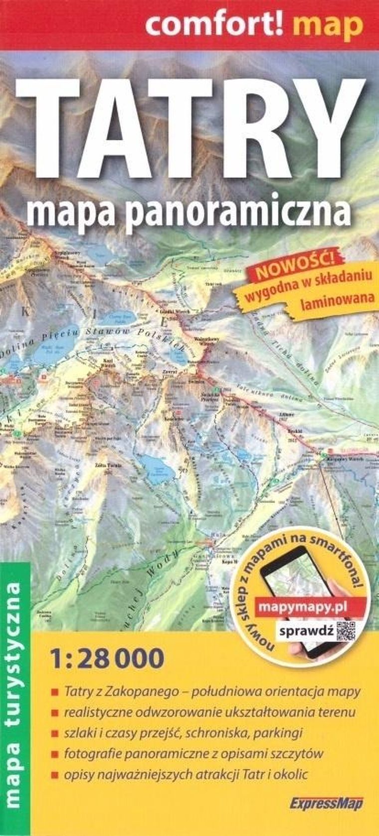 Comfort! map. Tatry 1:28 000