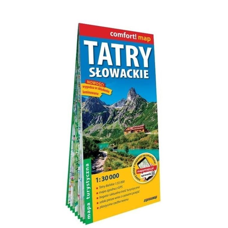 Comfort! map Tatry słowackie. Tatry slovenske