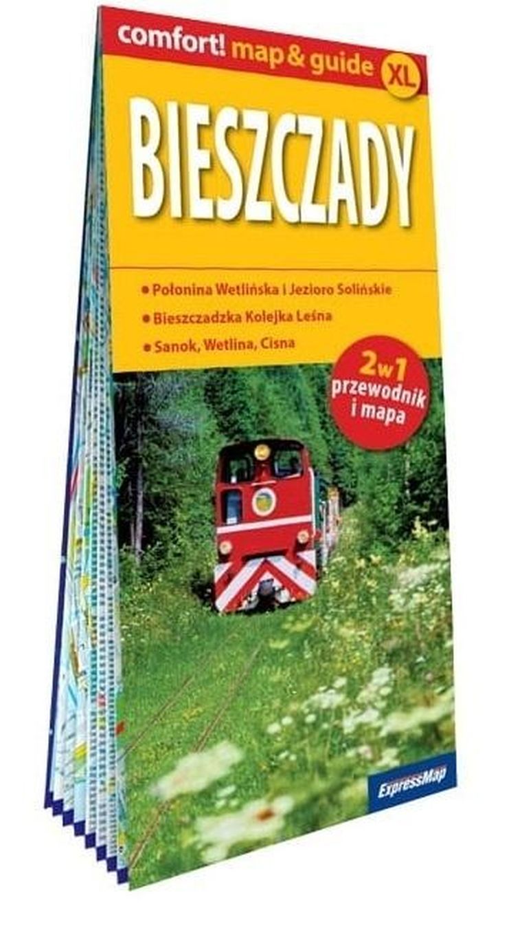 Comfort! map&guide Bieszczady 2w1. 2025