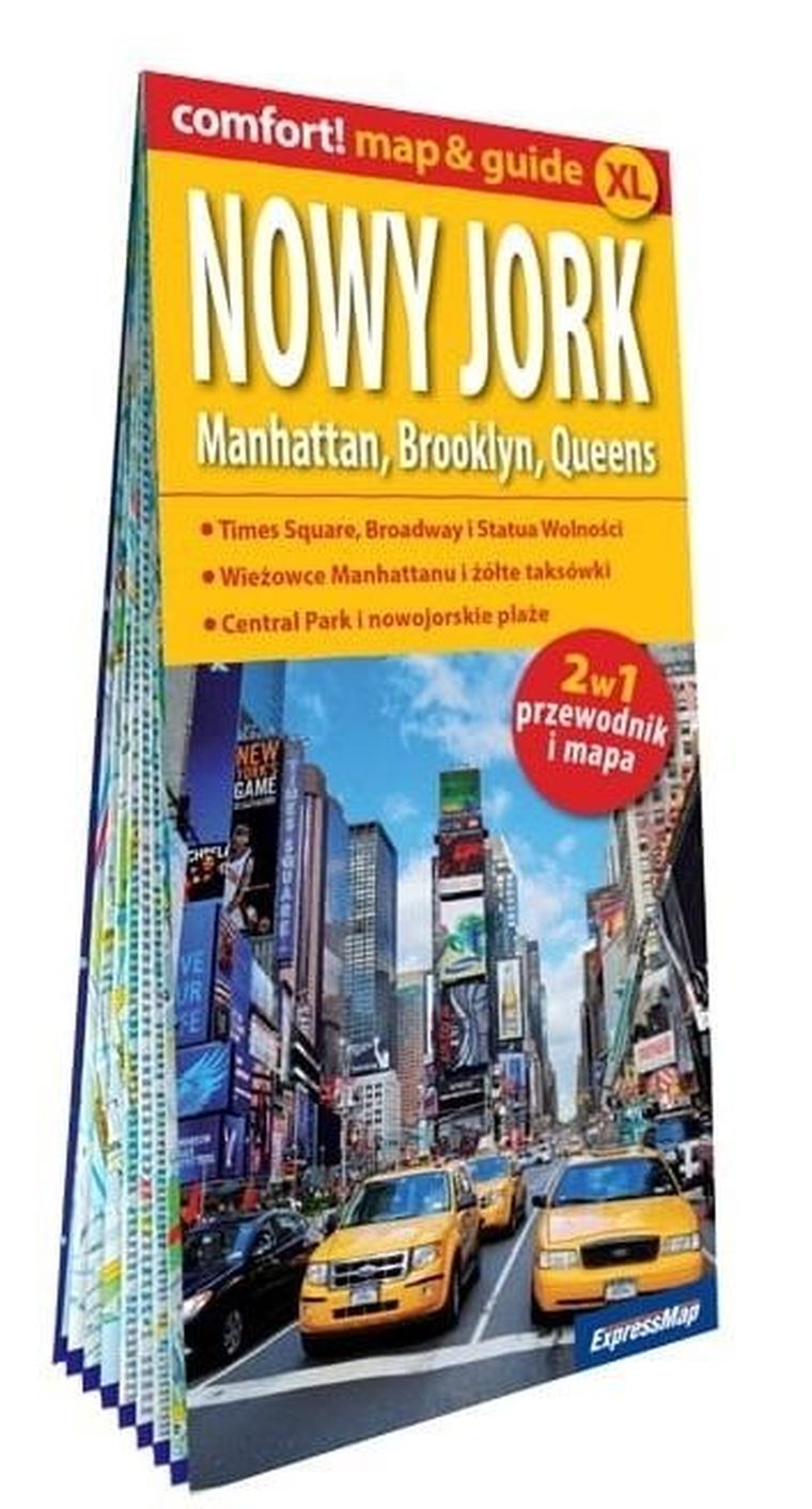 Comfort! map&guide. Nowy Jork. Manhattan 2w1