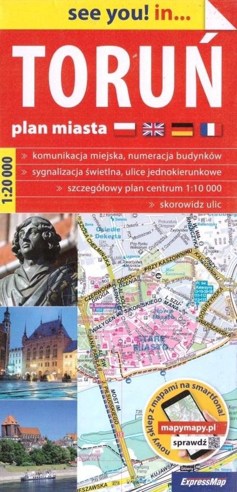 Comfort! map&guide. Toruń 1:20 000