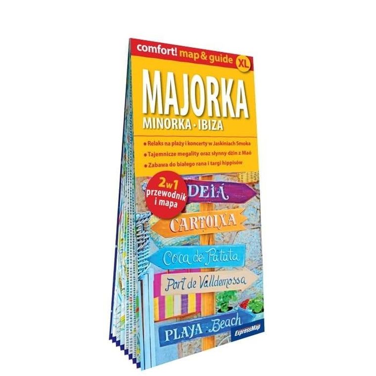 Comfort! map&guide XL. Majorka, Minorka, Ibiza
