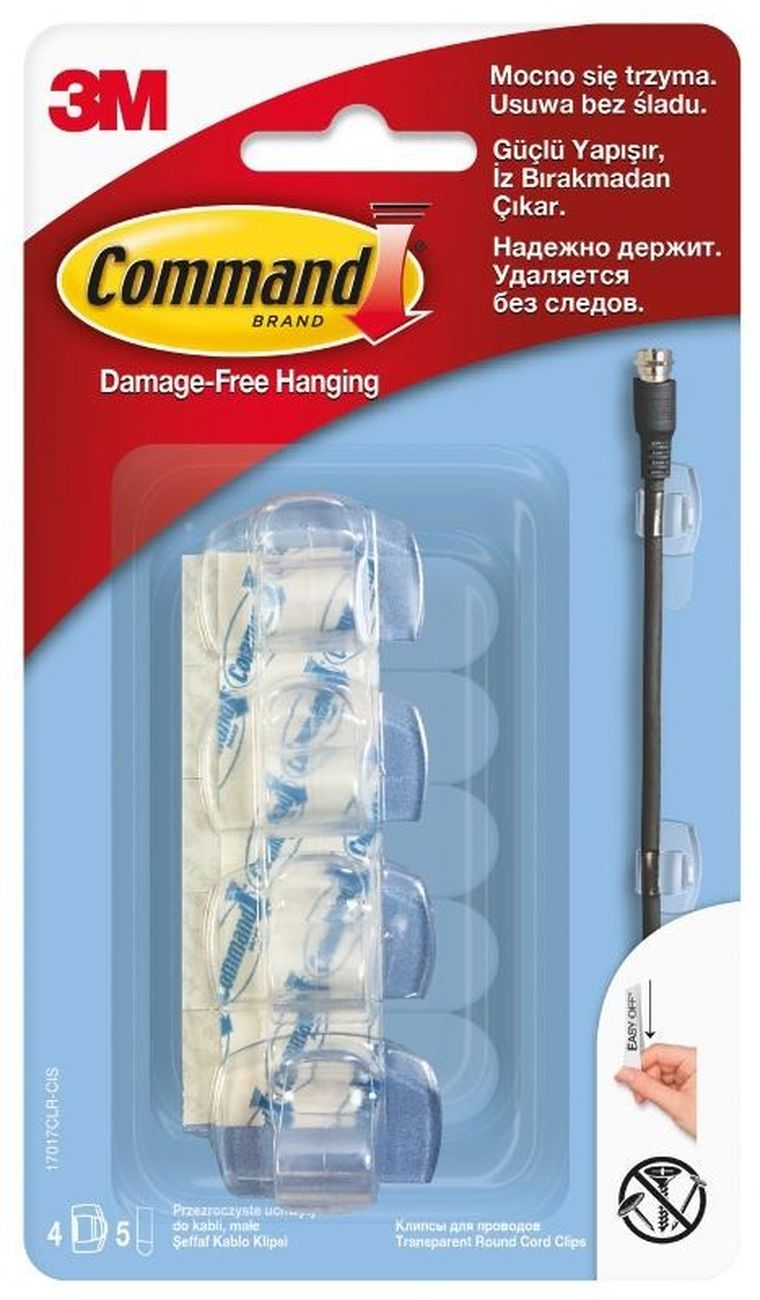 Command, uchwyty do kabli