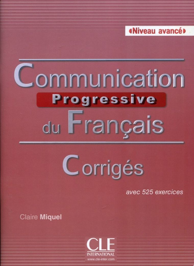 Communication progressive du francais avance Corriges