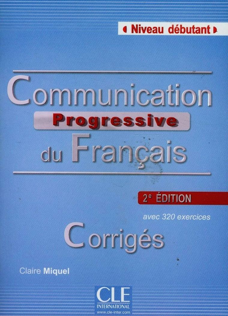 Communication Progressive du Francais. Corriges + CD