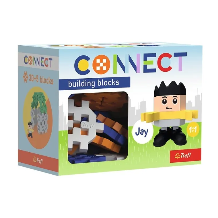 Connect, Pocket Boy, Jay, klocki konstrukcyjne z figurką, 35 elementów, 62006