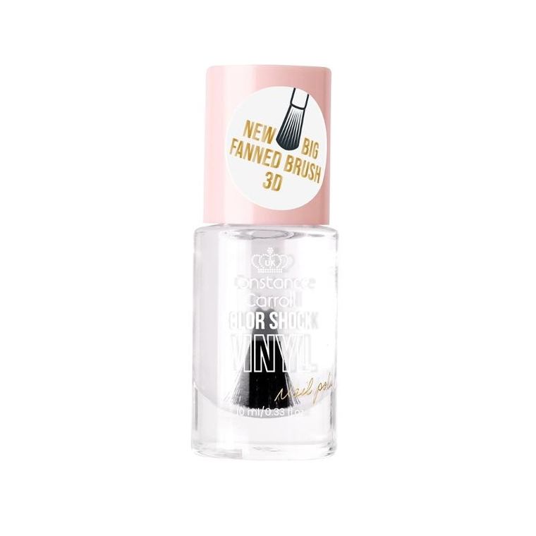 Constance Carroll, lakier do paznokci z winylem, nr 01 clear, 10 ml