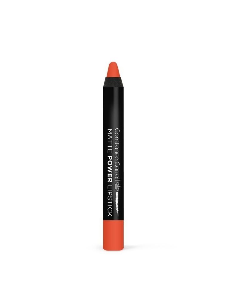 Constance Carroll, Matte Power Lipstick, pomadka matowa w kredce nr 05 Dark Peach