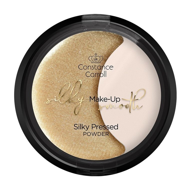 Constance Carroll, Silky Smooth, puder prasowany, nr 01 ivory