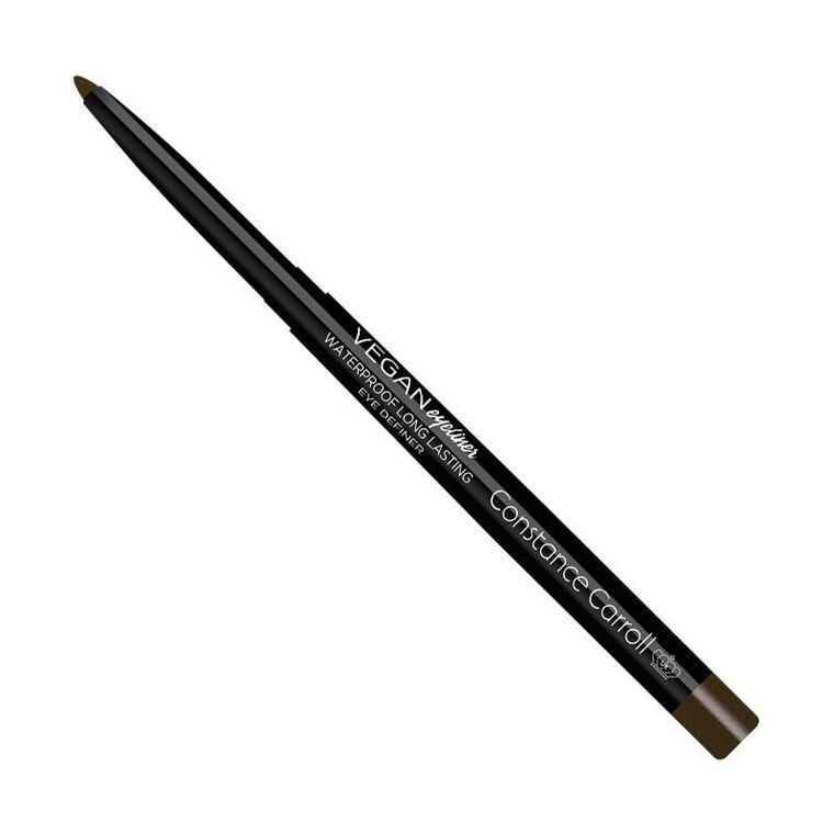 Constance Carroll, Vegan, eyeliner wodoodporny z temperówką, nr 02 brown
