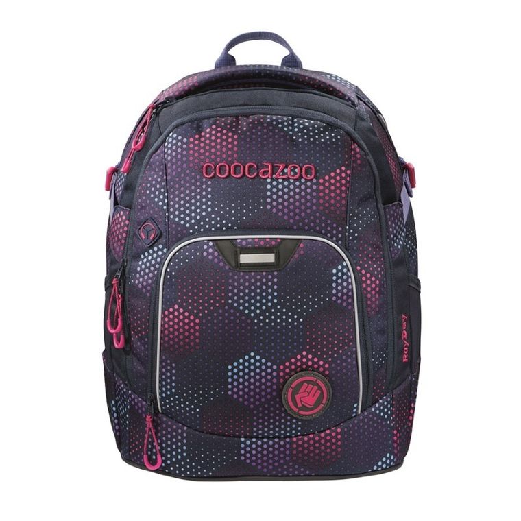 Coocazoo, RayDay, plecak szkolny, 4-komorowy, Purple Illusion