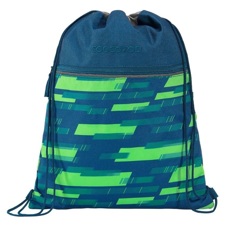 Coocazoo, worek sportowy, Lime Stripe