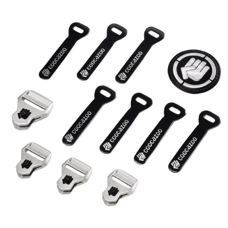 Coocazoo, zestaw elementów wymiennych Special, Black Metal do plecaków z systemem MatchPatch