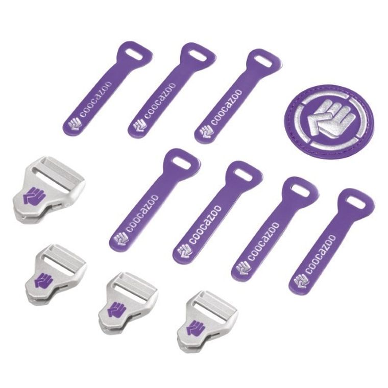 Coocazoo, zestaw elementów wymiennych Special, Emerald Metal do plecaków z systemem MatchPatch