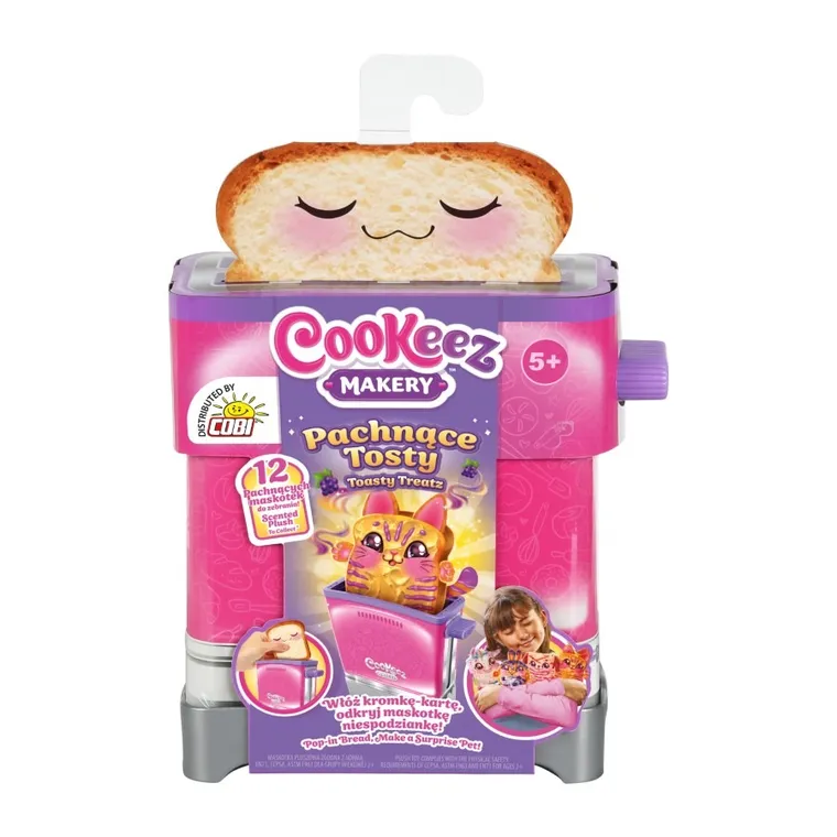 Cookeez Makery, Pachnące tosty, maskotka interaktywna z tosterem