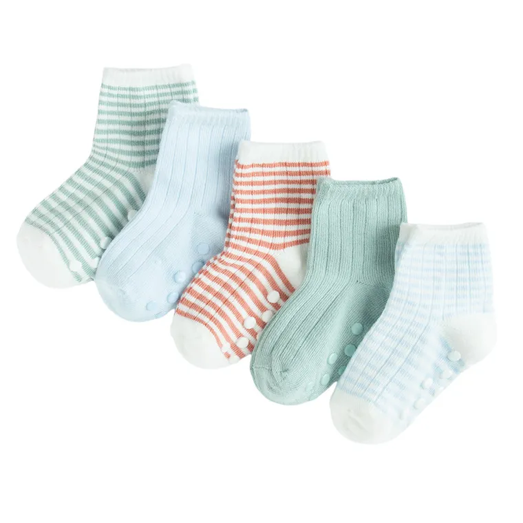 Cool Club, Antypoślizgowe skarpetki chłopięce, mix, zestaw, 5 szt.
