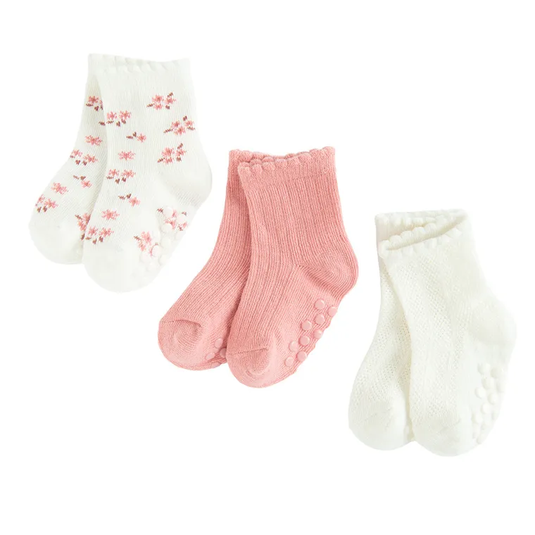 Cool Club, Antypoślizgowe skarpetki dziewczęce, mix, zestaw, 3 szt.