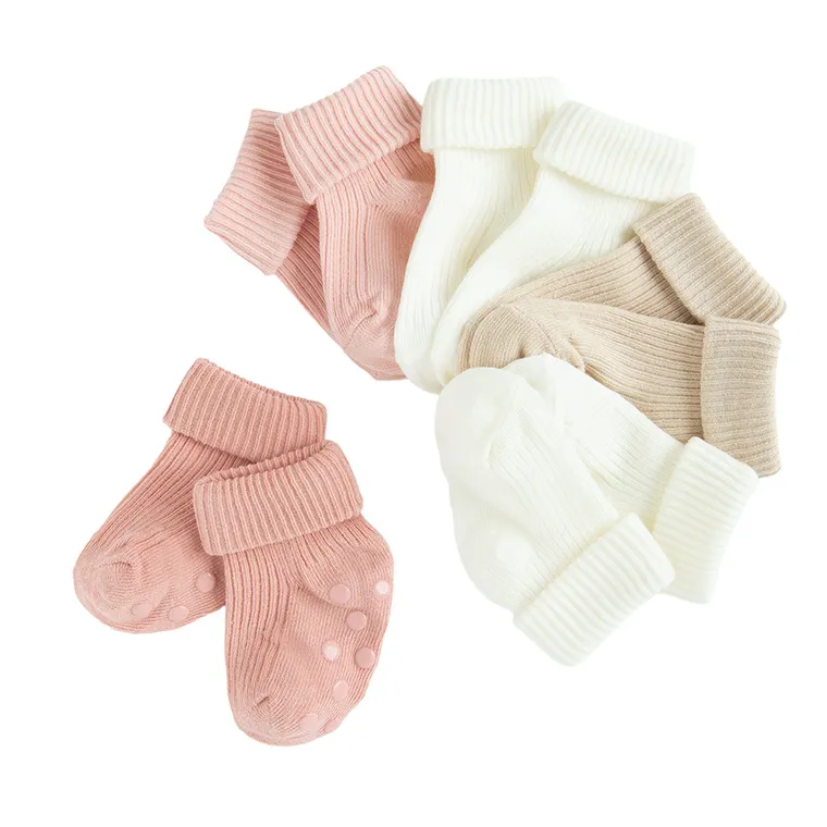 Cool Club, Antypoślizgowe skarpetki dziewczęce, mix, zestaw, 5 szt.