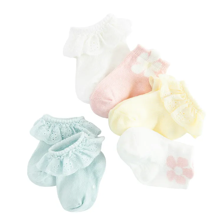 Cool Club, Antypoślizgowe skarpetki dziewczęce, mix, zestaw, 5 szt.