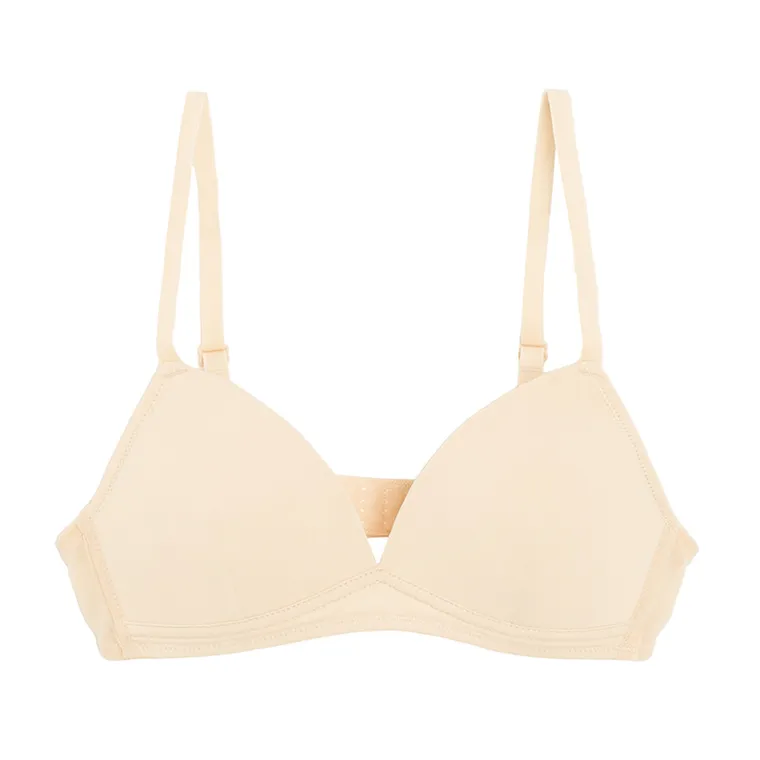 Cool Club, Biustonosz dziewczęcy, beżowy, mikrofibra