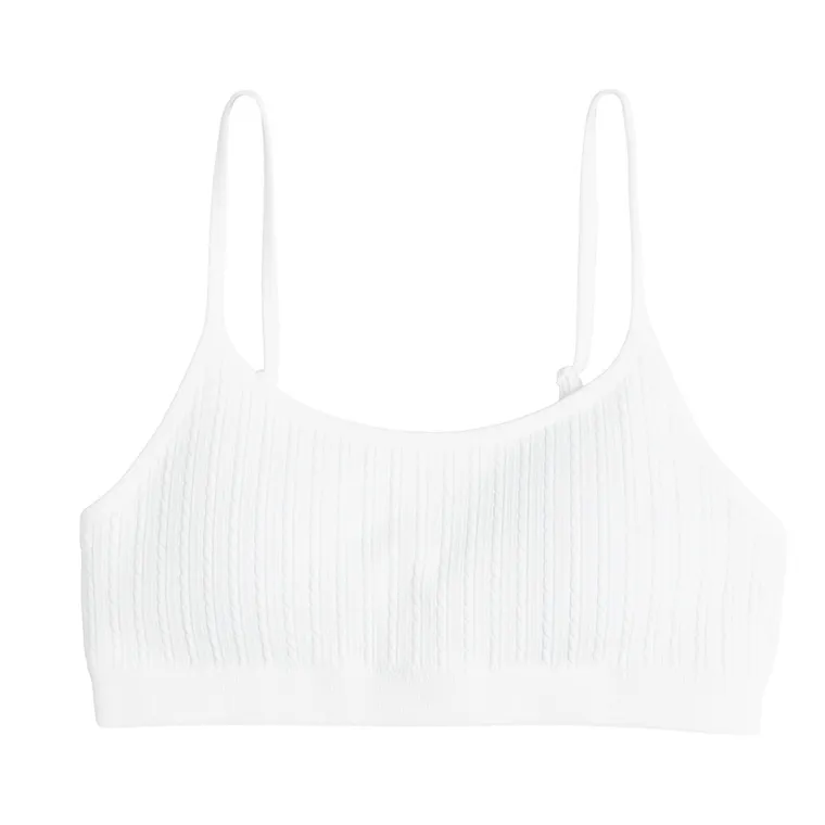 Cool Club, Biustonosz dziewczęcy, biały, mikrofibra