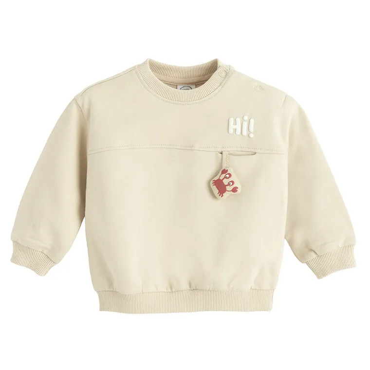 Cool Club, Bluza chłopięca, beżowa