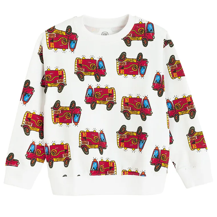 Cool Club, Bluza chłopięca, cienka, biała