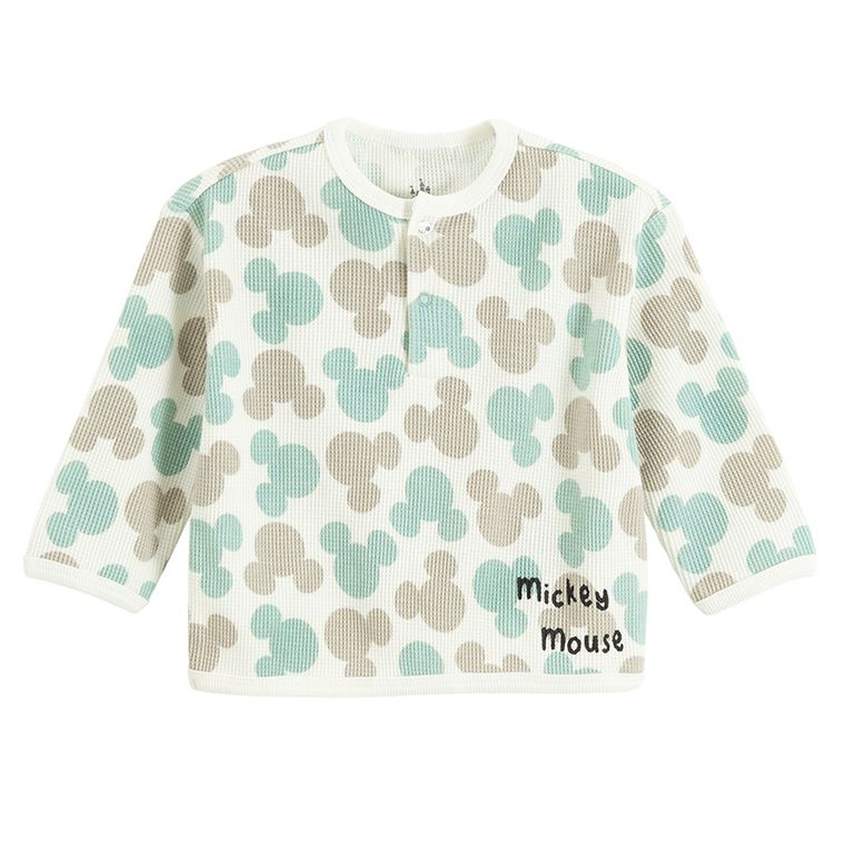 Cool Club, Bluza chłopięca, cienka, biała, Klub przyjaciół Myszki Mickey