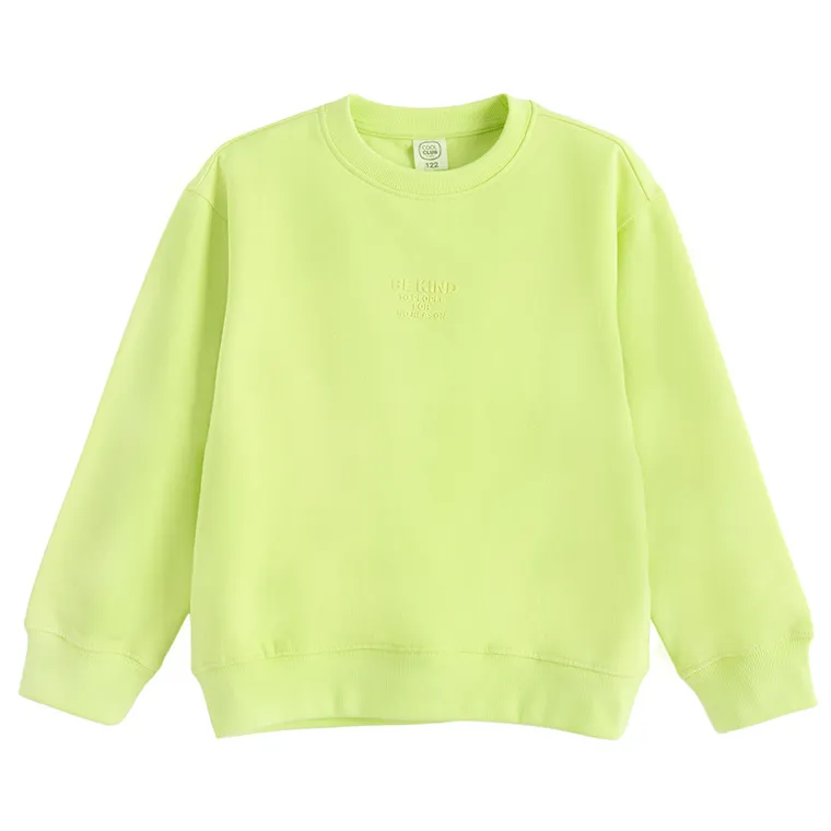 Cool Club, Bluza chłopięca, cienka, zielona