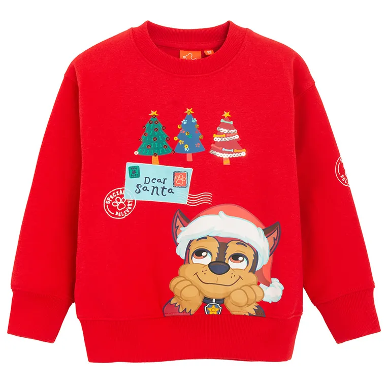 Cool Club, Bluza chłopięca, czerwona, Psi Patrol